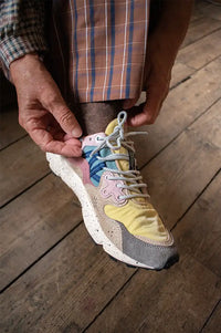 Flower Mountain Yamano 3 Dark Brown, Rose, Zucca Trainers