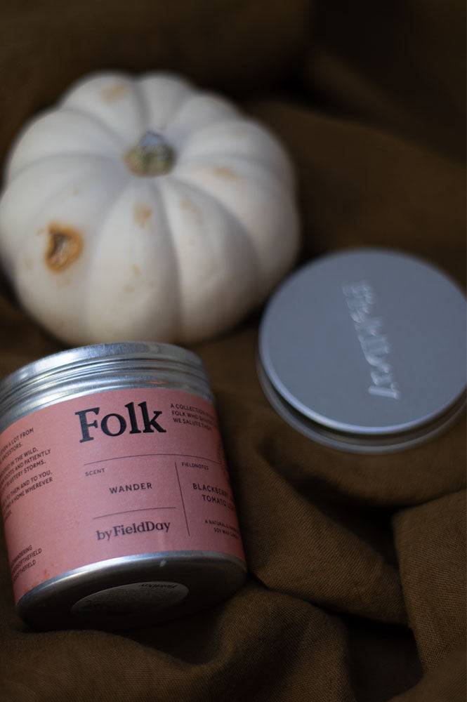 FieldDay Wander Folk Tin Candle -back soon - The Mercantile London