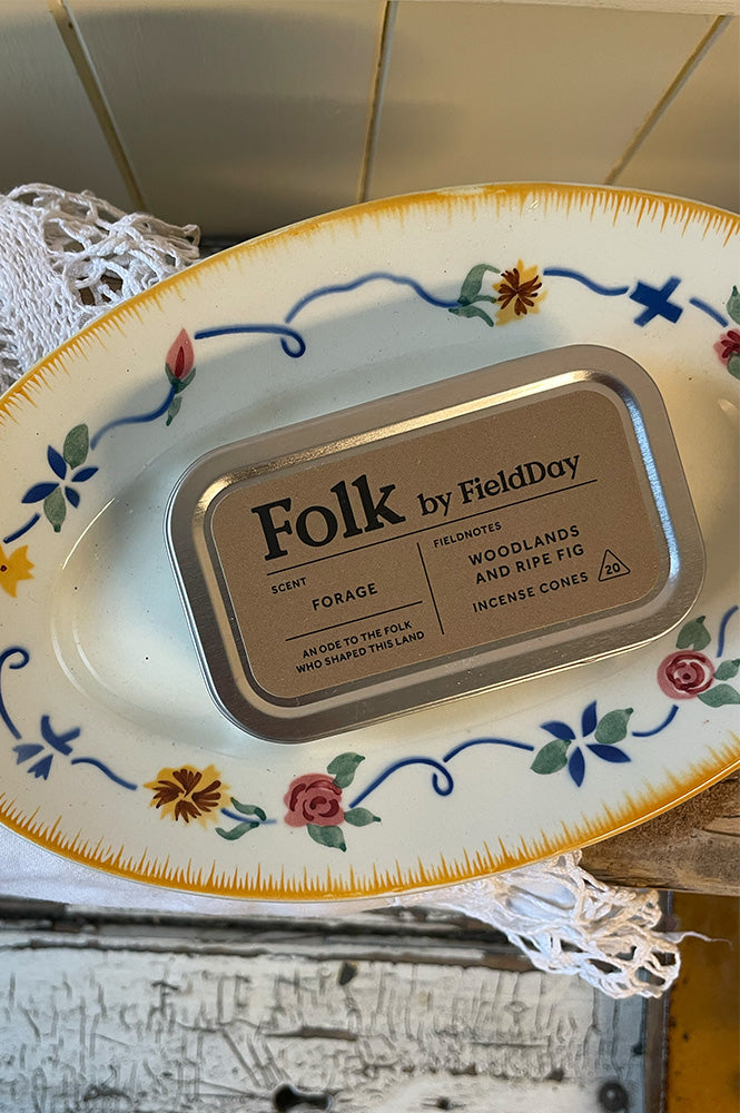 FieldDay Forage Incense Cones Tin - The Mercantile London