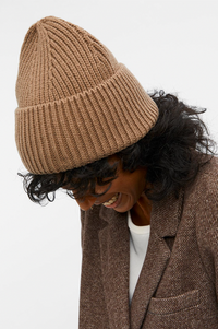 Object Gitte Fossil Beanie - The Mercantile London