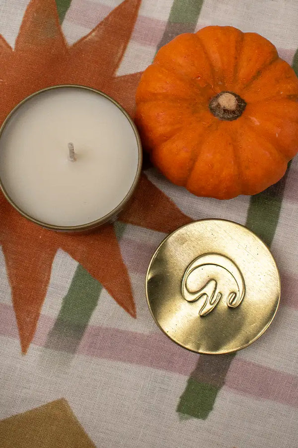 Cedar Found Small Tin Candle