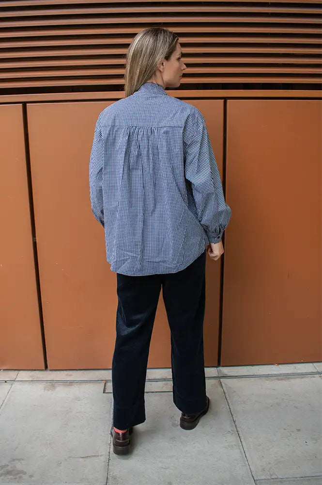 Fransa Salomi Navy Corduroy Trousers