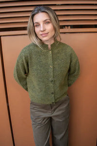 Fransa Sanny Olive Cardigan