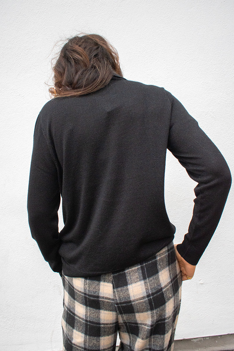 Fransa Regitze Meteorite Black Pullover - The Mercantile London