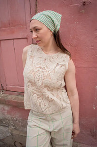 Fransa Prim Oatmeal Top - The Mercantile London