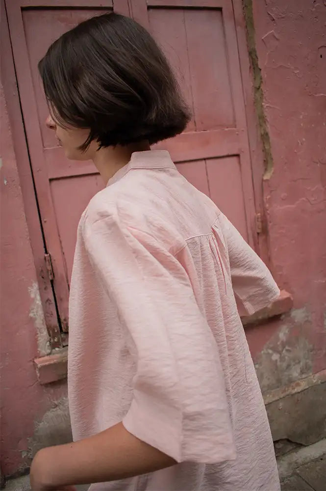 Fransa Nyla Lotus Pink Shirt - The Mercantile London
