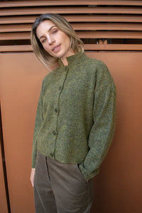 Fransa Sanny Olive Cardigan