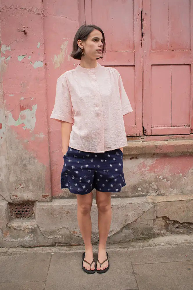 Fransa Nyla Lotus Pink Shirt - The Mercantile London