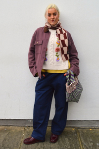 FRNCH Mauve Aubergine Jacket