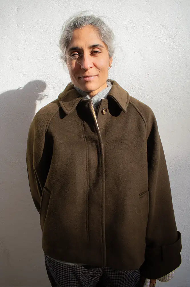 FRNCH Pembroke Khaki Coat