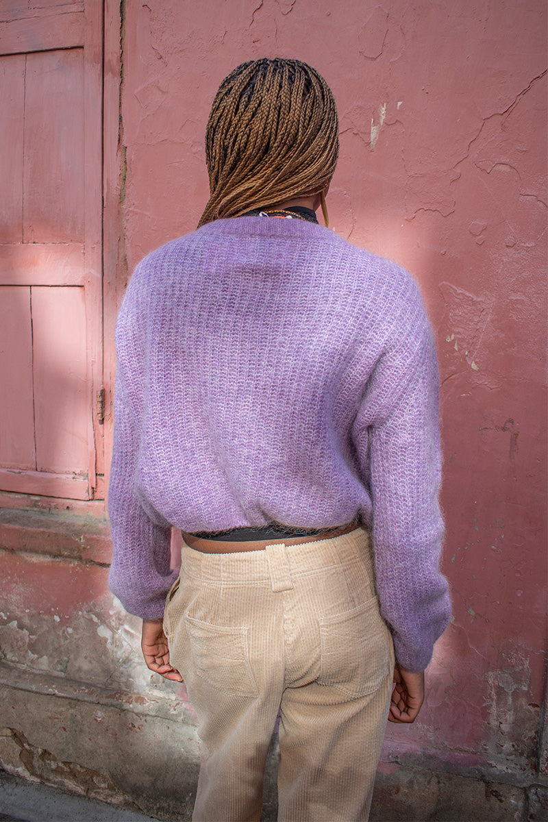FRNCH Maino Violet Cardigan - The Mercantile London