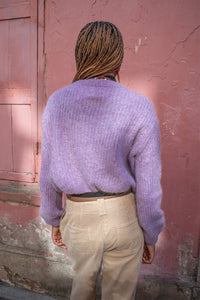 FRNCH Maino Violet Cardigan - The Mercantile London