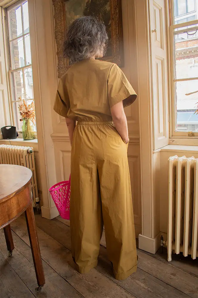 FRNCH Galatee Olive Jumpsuit - The Mercantile London