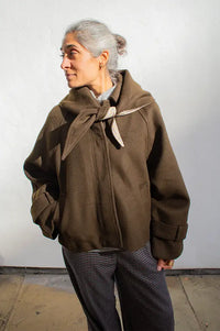 FRNCH Pembroke Khaki Coat
