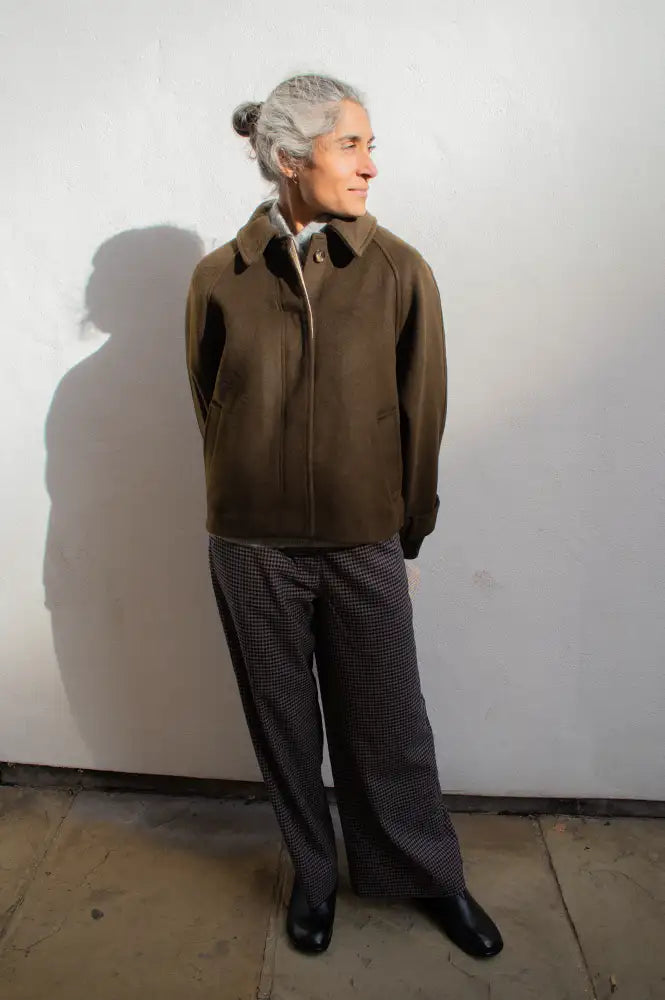 FRNCH Pembroke Khaki Coat
