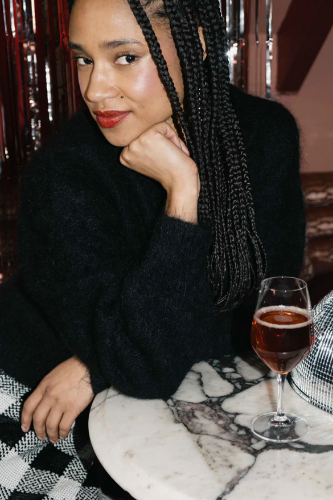 FRNCH Sledge Black Cut-Out Jumper