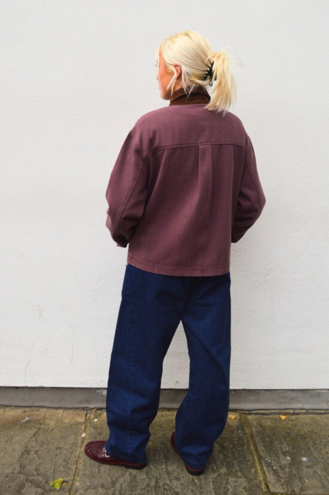 FRNCH Mauve Aubergine Jacket