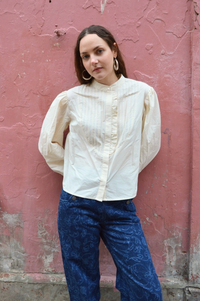 FRNCH Ipomee Cream Blouse