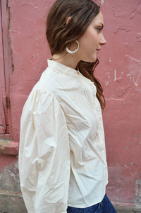 FRNCH Ipomee Cream Blouse