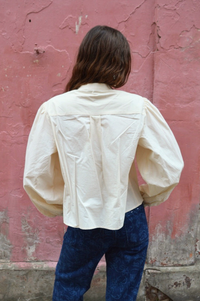 FRNCH Ipomee Cream Blouse