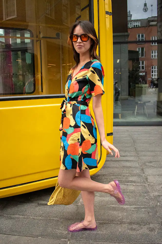 Compania Fantastica Tutti Frutti Print Dress