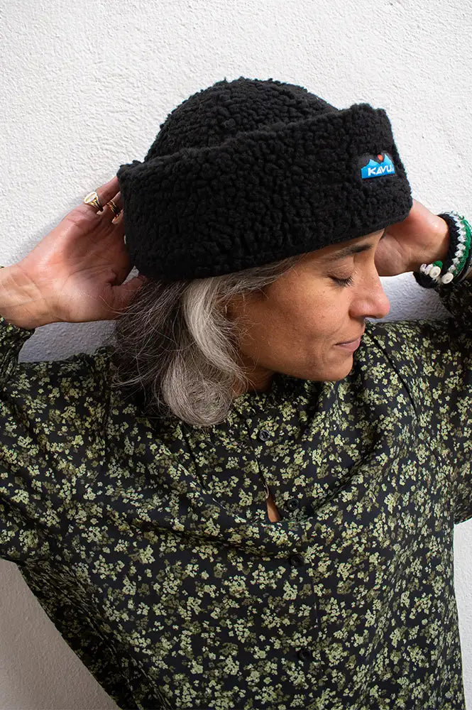 Kavu Fur Ball Moonless Night Beanie