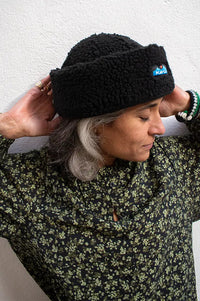 Kavu Fur Ball Moonless Night Beanie