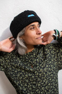 Kavu Fur Ball Moonless Night Beanie