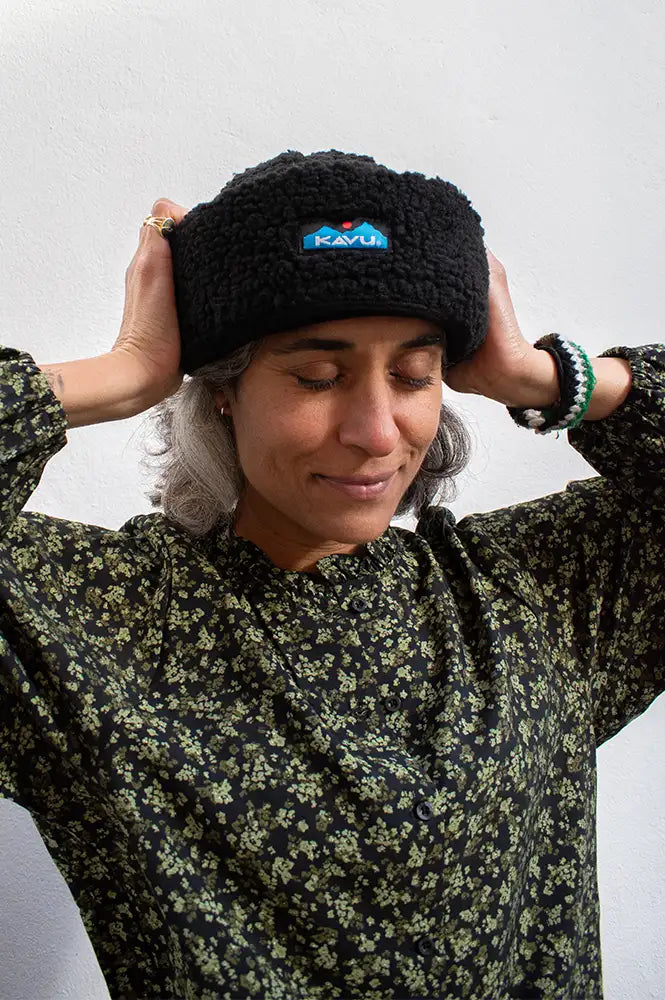 Kavu Fur Ball Moonless Night Beanie