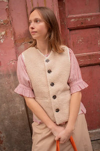 Soeur Fusil Ecru Sleeveless Jacket - The Mercantile London