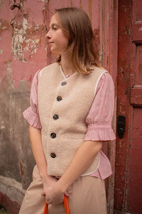 Soeur Fusil Ecru Sleeveless Jacket - The Mercantile London