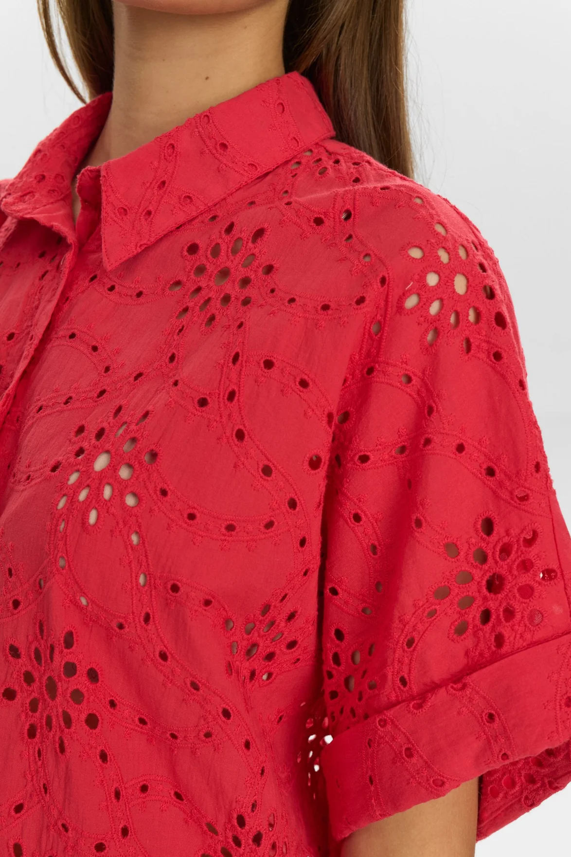 Numph Karissa Geranium Blouse - The Mercantile London