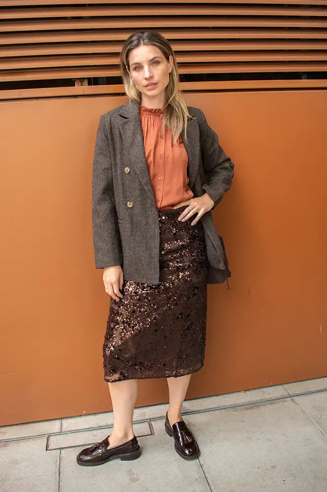 Garance Tresse Grey Blazer