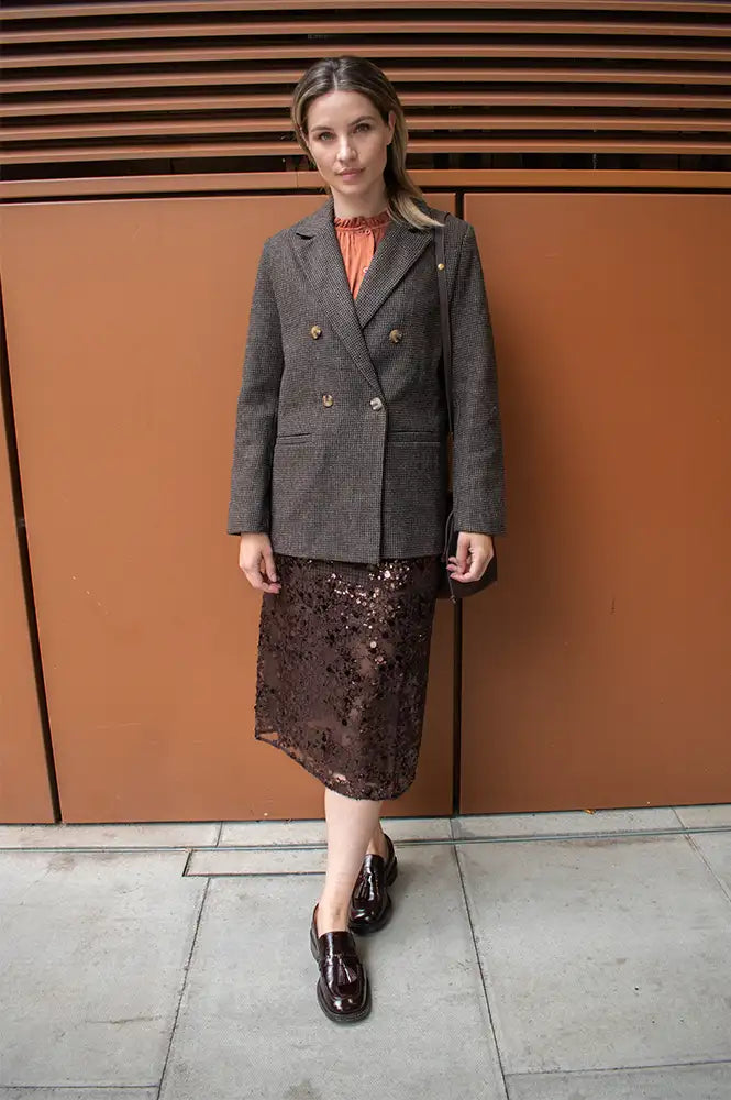 Garance Tresse Grey Blazer