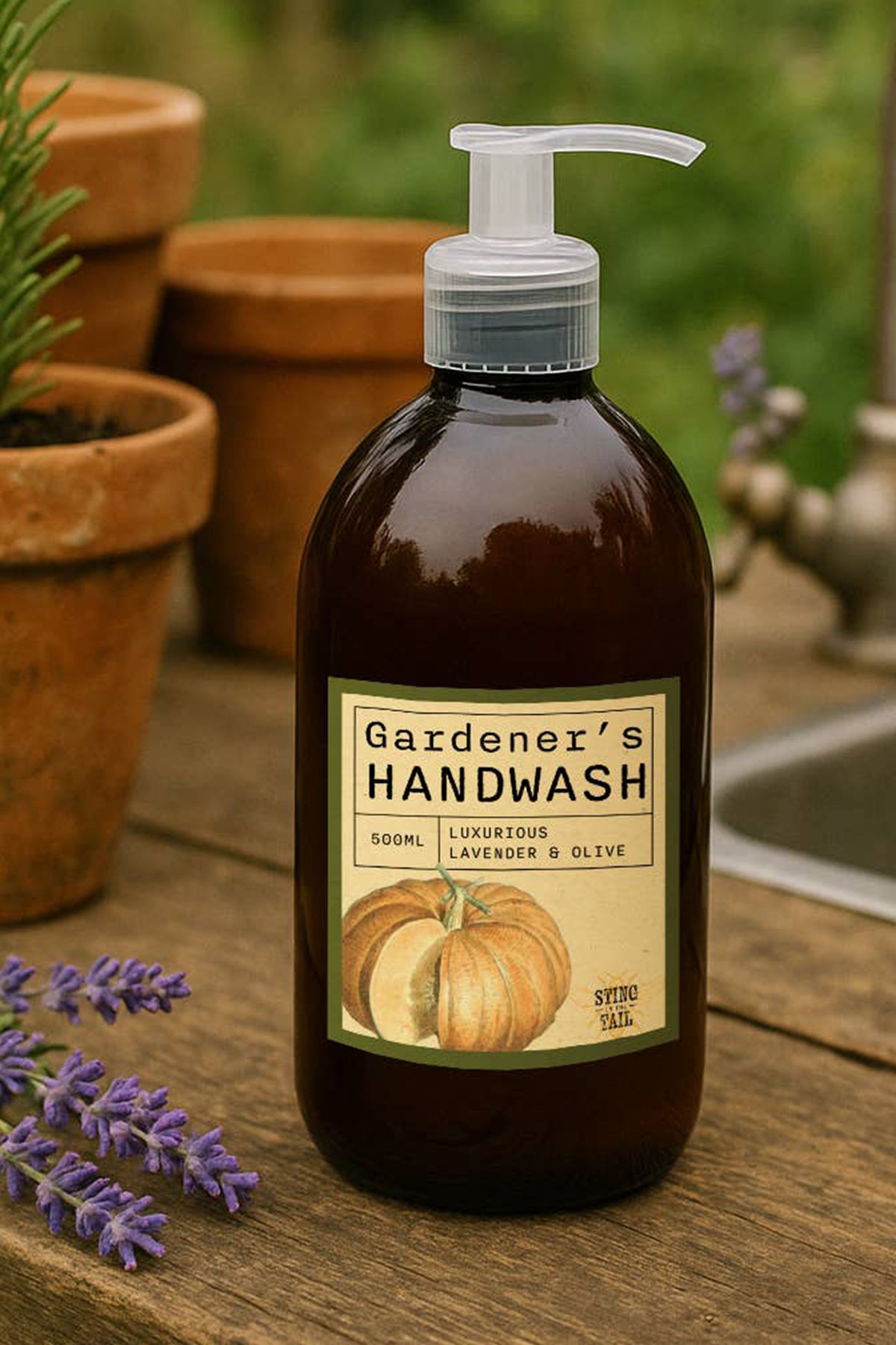 Gardener's Collection Lavender & Olive Hand Wash - The Mercantile London