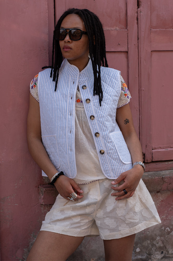 Lolly's Laundry Cairo Striped Vest - The Mercantile London