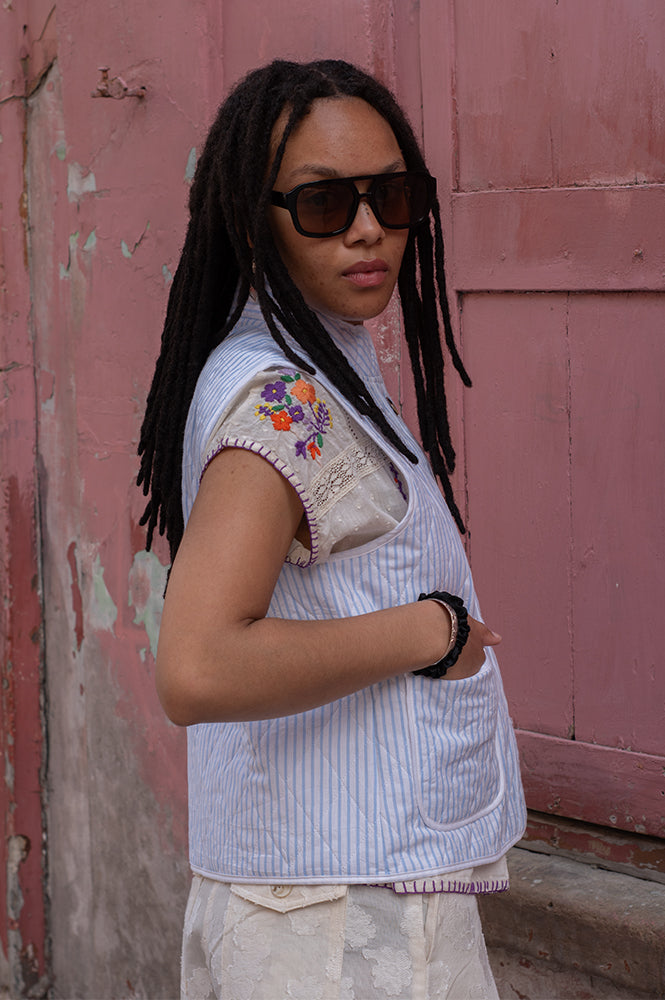 Lolly's Laundry Cairo Striped Vest - The Mercantile London