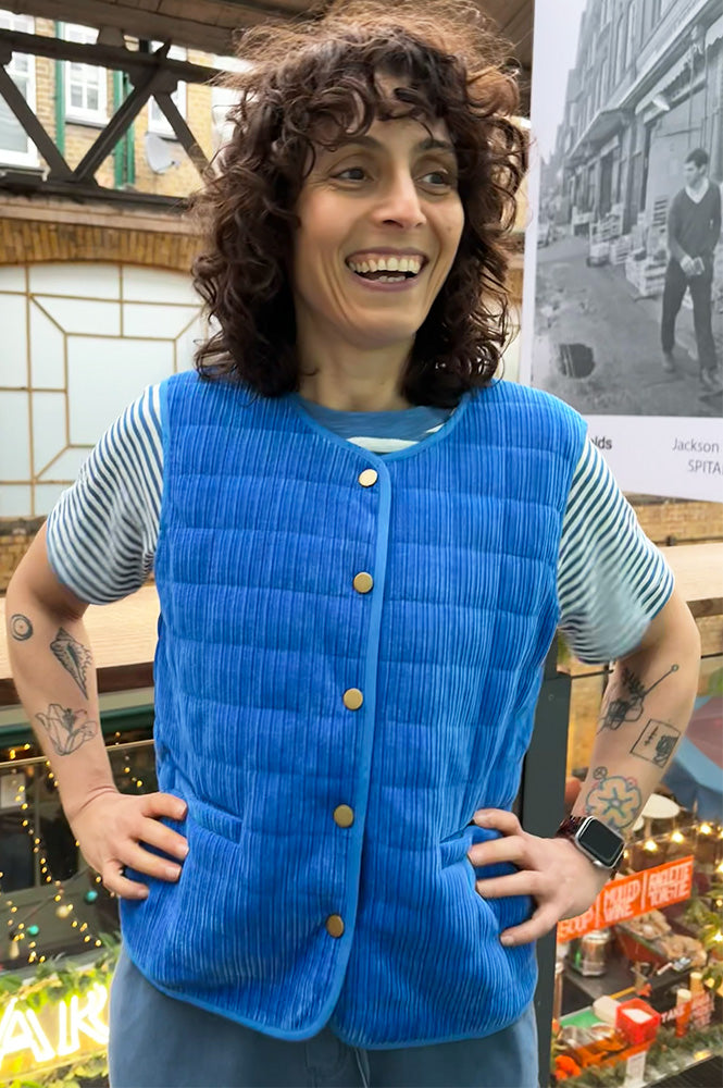 ICHI Fuma Nebulas Blue Vest