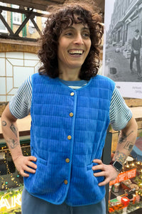 ICHI Fuma Nebulas Blue Vest