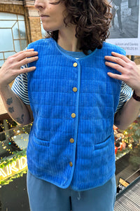 ICHI Fuma Nebulas Blue Vest
