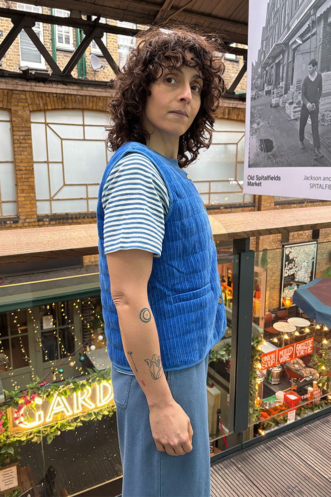 ICHI Fuma Nebulas Blue Vest