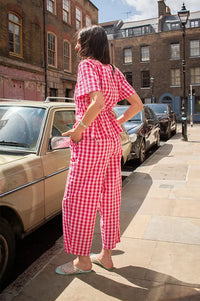 ICHI Felica Pink Berry Trousers - The Mercantile London