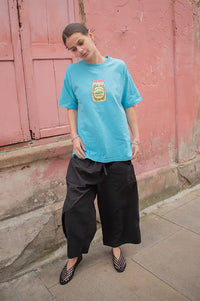 Damson Madder Snack Plate Blue T-Shirt - The Mercantile London