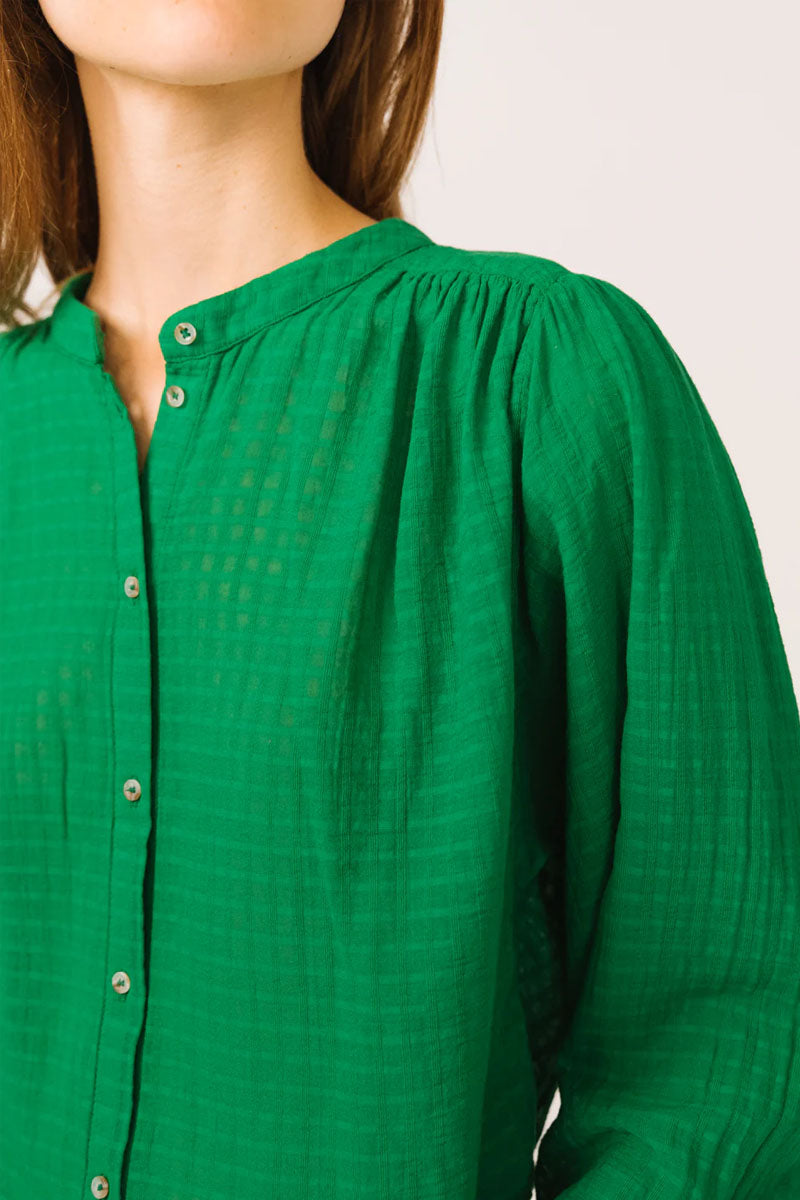 Sacrecoeur Gladis Verde Blouse - The Mercantile London