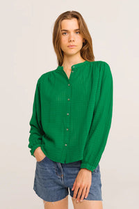 Sacrecoeur Gladis Verde Blouse - The Mercantile London