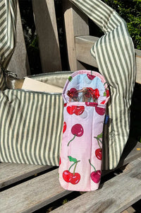 Baggu Cherries Puffy Glasses Sleeve