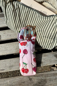 Baggu Cherries Puffy Glasses Sleeve