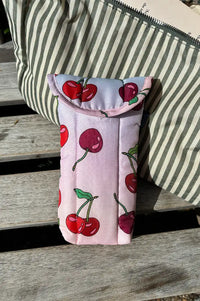 Baggu Cherries Puffy Glasses Sleeve