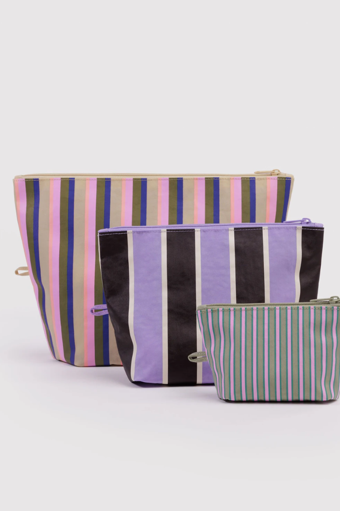 Baggu Candy Shop Stripes Go Pouch Set - The Mercantile London