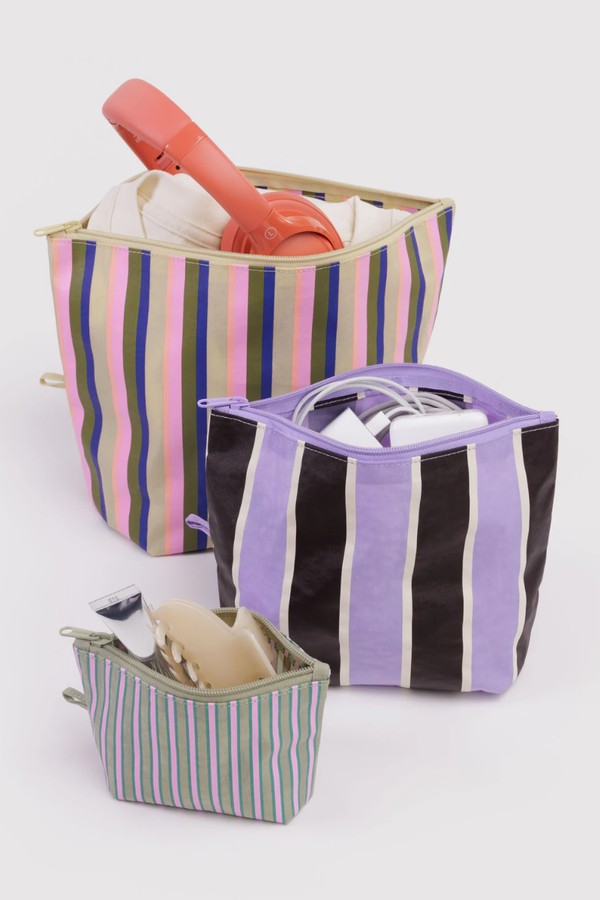 Baggu Candy Shop Stripes Go Pouch Set - The Mercantile London